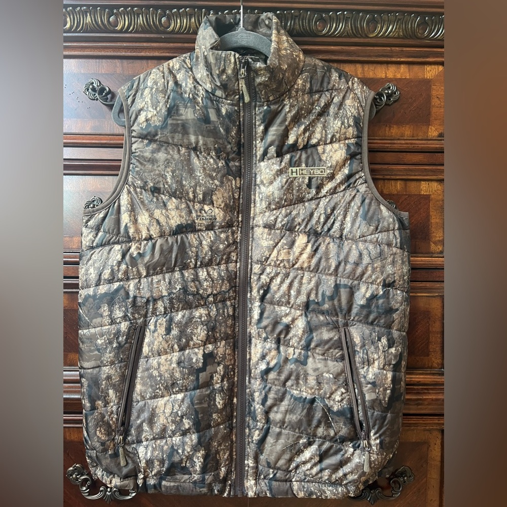 Heybo Tundra Down Vest Realtree Timber Medium